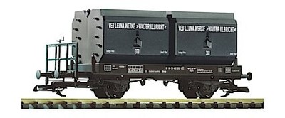 Piko 37773 G Scale DR IV Coal Container Car w/Brake Platform