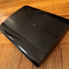 Sony PlayStation 3 Super Slim CECH-4201C 500 GB Black Console Only Tested Reset