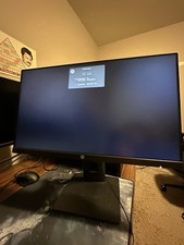 HP Monitor VH240a Black Monitor- WORKING