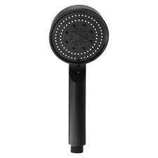 Five-Speed Multifunctional Booster Shower Nozzle Frosted Black Handheld Rosette