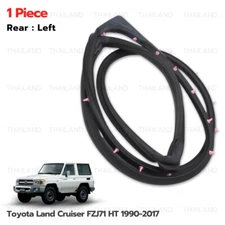 Fits Toyota Land Cruiser FZJ71 1990 - '17 Left Back Door Weatherstrip Seal