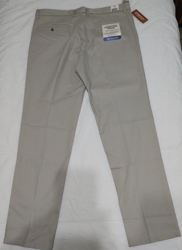 DOCKERS SIGNATURE KHAKI W38 L34 Slim Tapered Fit NUEVOS CON ETIQUETAS - Imagen 3 de 6
