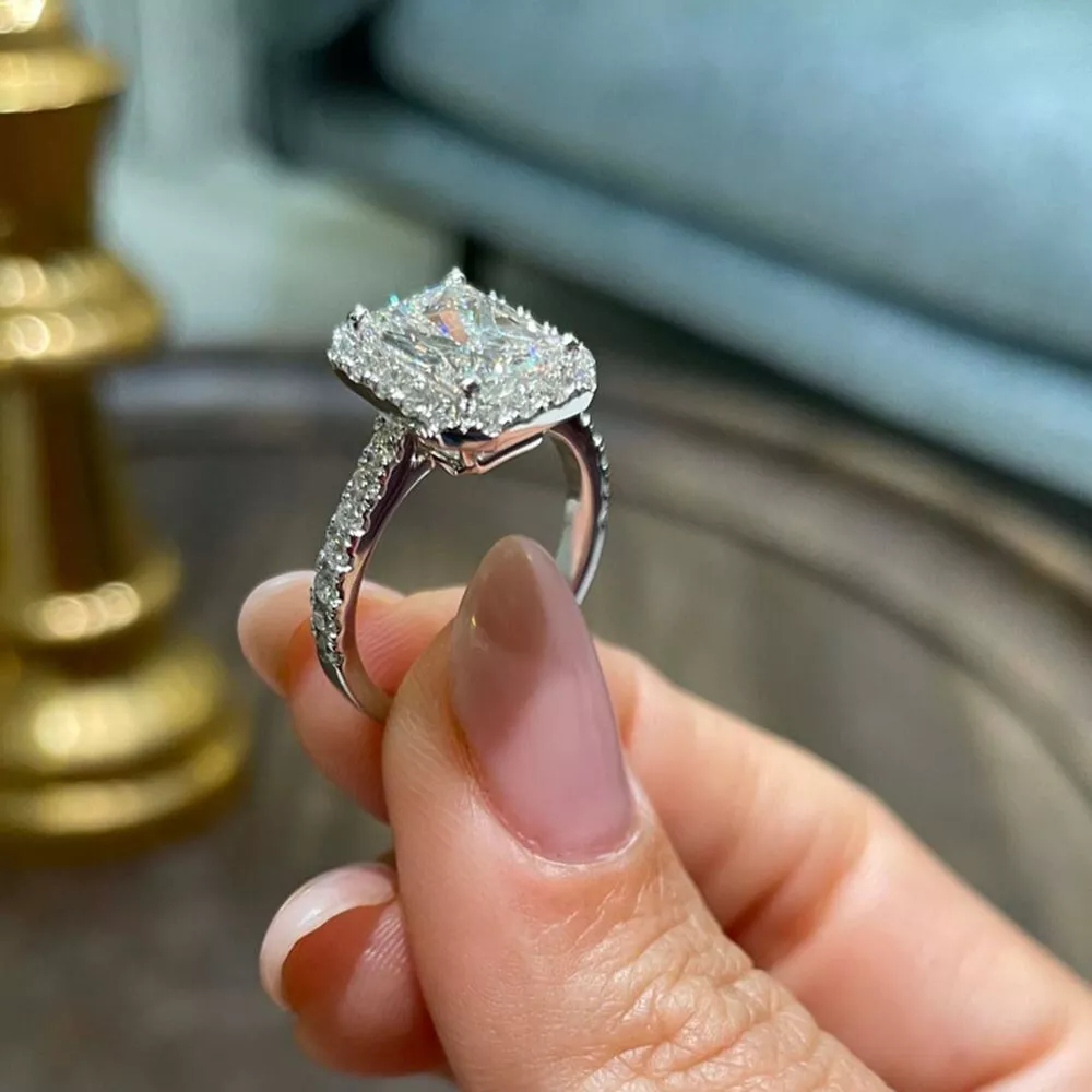 Solid diamond sales ring