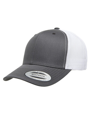 YUPOONG Classic Retro TRUCKER Cotton Mesh Cap SNAPBACK Adjustable Hat New!