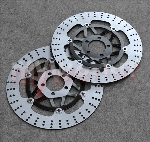 Front Brake Disc Rotors Fit for Kawasaki VN1500 VN1600 Vulcan Meanstreak VZR1800 - Picture 2 of 4