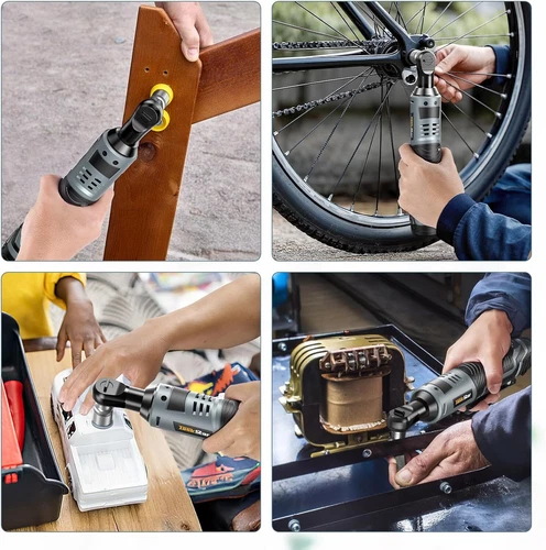 Taskstar Electric 1/2" IMPACT WRENCH 1200NM Cordless 3/8" RATCHET 40NM COMBO KIT - Picture 17 of 23