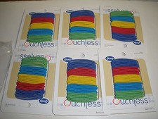 lot of 6 packages NEW Goody Pony Elastics 180 bands total Ouchless