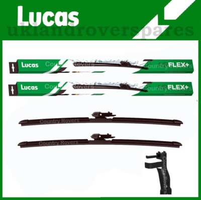 SKODA OCTAVIA WIPER BLADES 2004 to 2012 LUCAS  QUALITY BRAND- SIZES  24'' & 19''