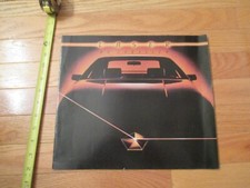 Laser by Chrysler 1983 ?  Car auto Dealer showroom Sales Brochure
