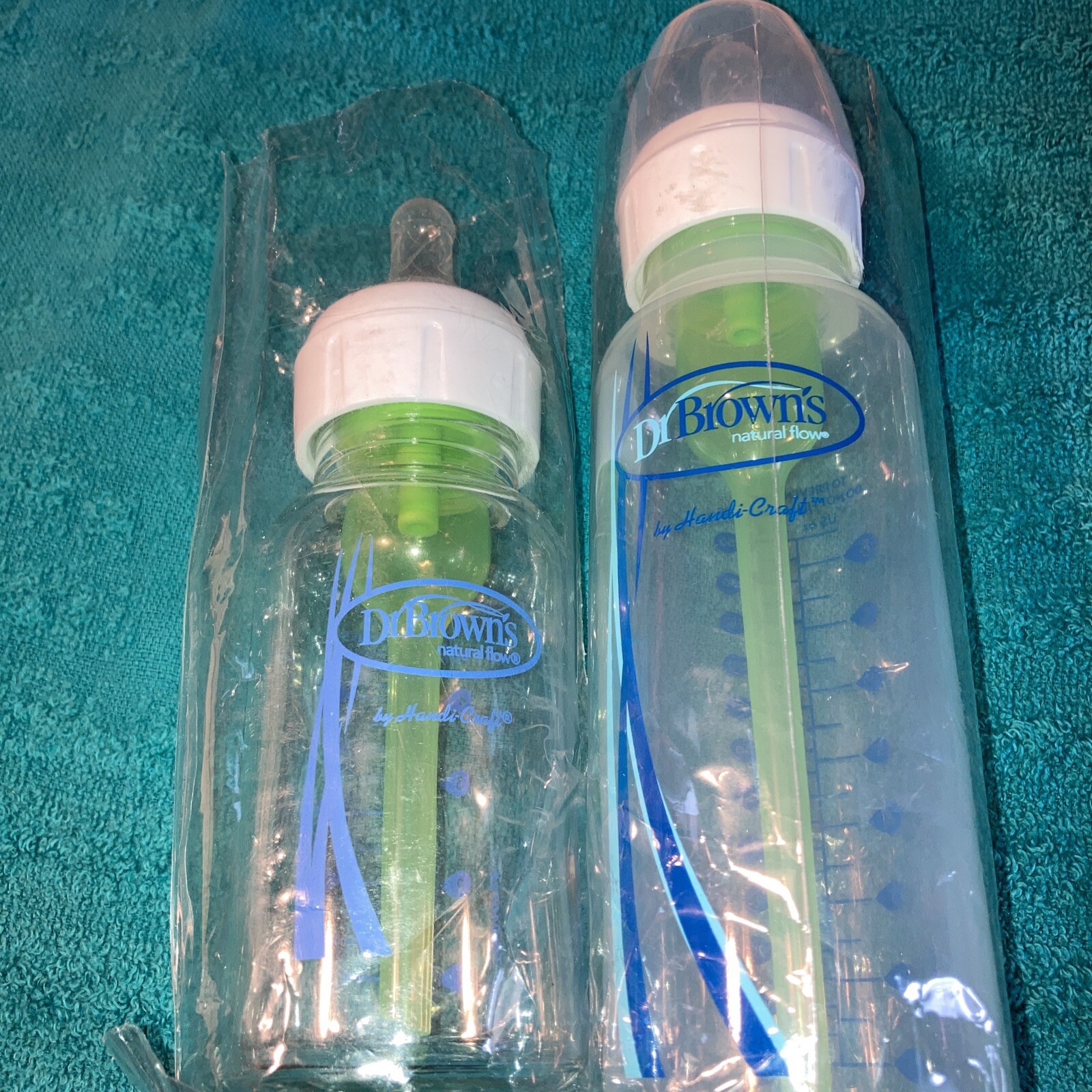 Dr. Browns Bottles. Glass 4 Oz And Plastic 8 Oz.