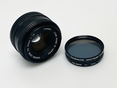 Objectif Canon FD 50 Mm F/1,8 - Monture Manuelle, Occasion