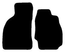 Fits Toyota MR2 Mk1 1985-1990 Black Tailored Carpet Car Mats Hitech
