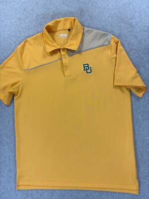 Baylor Bears Ping Collection S/S Campus Polo Shirt (Men's Large) Yellow