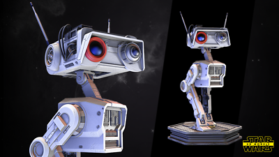 BD-1 Statue Star Wars Jedi Survivor Fallen Order Droid Resin Model 