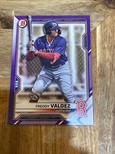 2021 Bowman Draft Freddy Valdez Paper Purple /250 Parellel 🔥🔥 SP