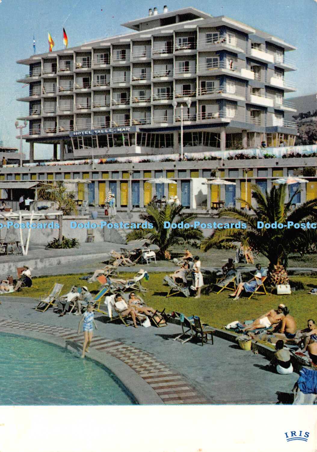 D022454 Tenerife. Puerto de la Cruz. Hotel Valle Mar y piscina San Telmo