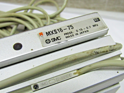 SMC MXS16-75AS M9BL Dual Cylinder Pneumatic Slide with Sensors See photos - Picture 3 of 7
