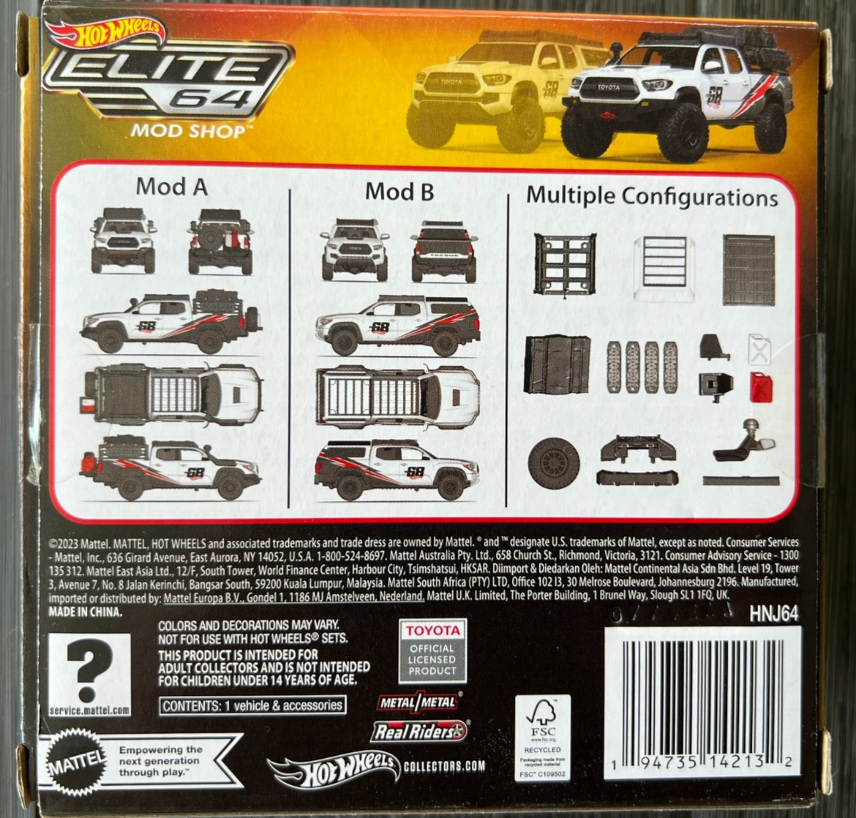 Hot Wheels Elite64 ミニカー 4台セット NEW 2025 HOT WHEELS ELITE 64 TACOMA , Chaser Jzx100, PORSCHE