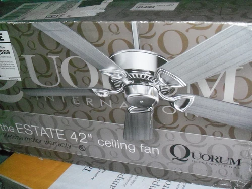 Quorum Lighting - 42``Ceiling Fan - Ceiling Fan - Estate - Ceiling Fan 43425-86 - Picture 1 of 2