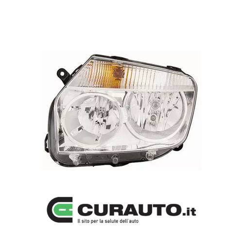 Pareja De Faros Delanteros Para Dacia Duster 2013-2016 - Izquierdo Y Derecho, Halógenos, Cromo, Certificado CAPA