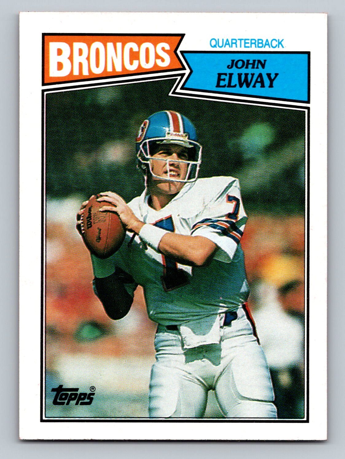 1987 Topps #31 John Elway Denver Broncos