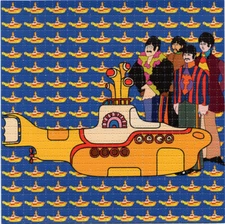 Yellow Submarine 50th Beatles BLOTTER ART perforated sheet paper psychedelic art