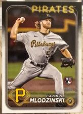 2024 Topps Series 1 Carmen Mlodzinski RC #31 Pittsburgh Pirates