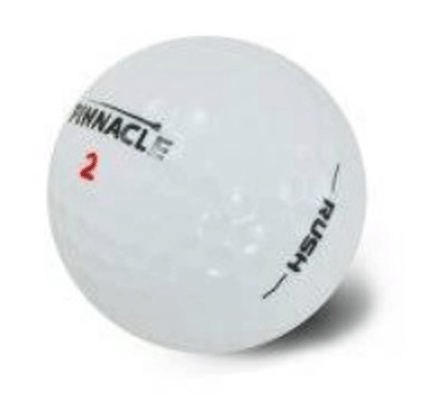 100 Golf Balls- Pinnacle Rush White AAA