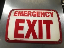 Emergency Exit Sign