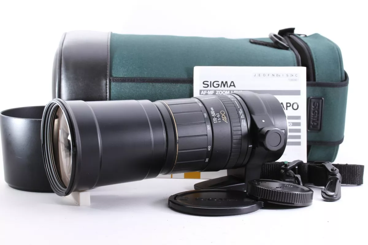 SIGMA 170-500mm 望遠レンズ キャノンEFマウント-