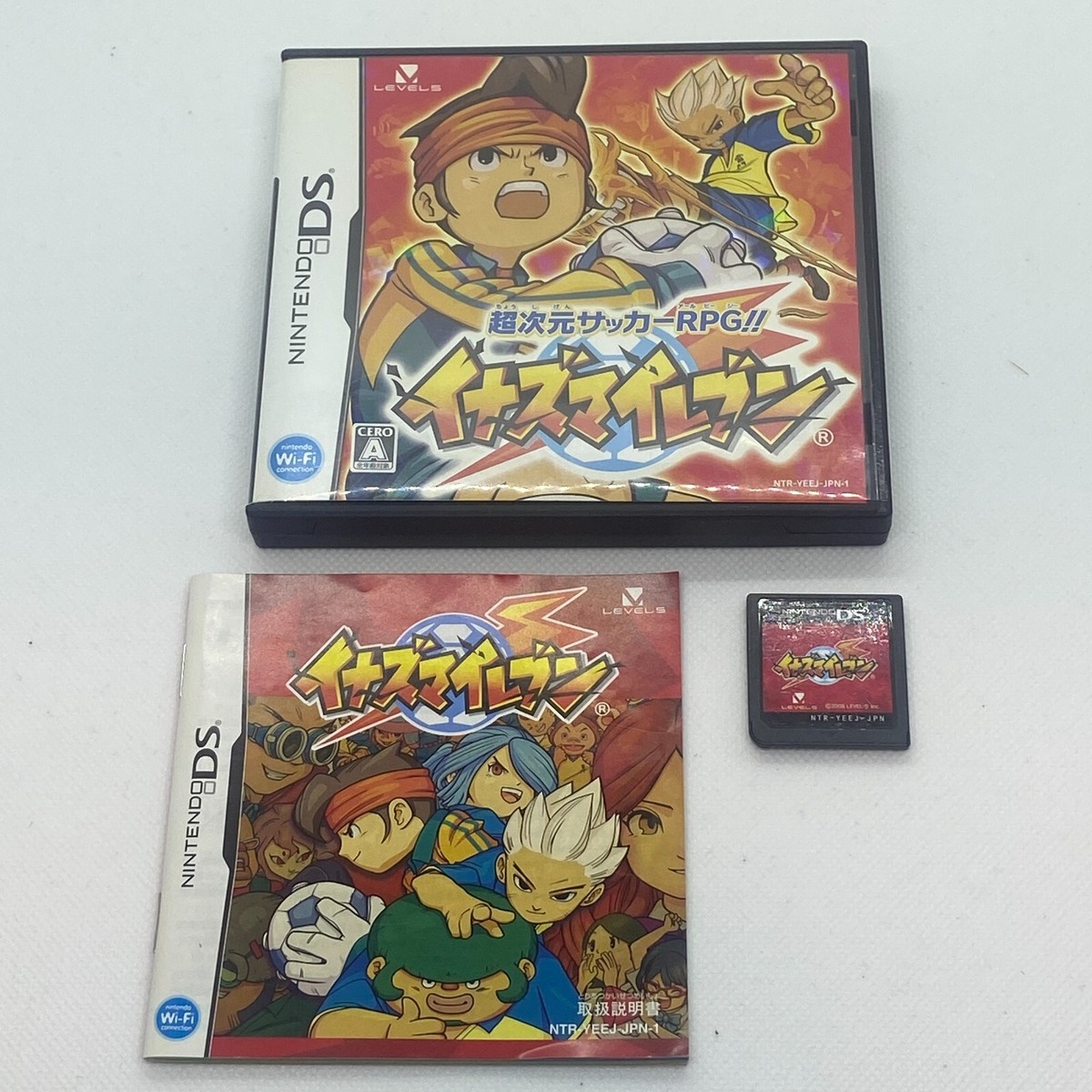Nintendo 3DS game Inazuma Eleven 1 and 2 sets sold from