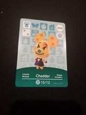 CHADDER ANIMAL CROSSING AMIIBO SERIES 3 CARD #284 TRACKED AU POST geniuine