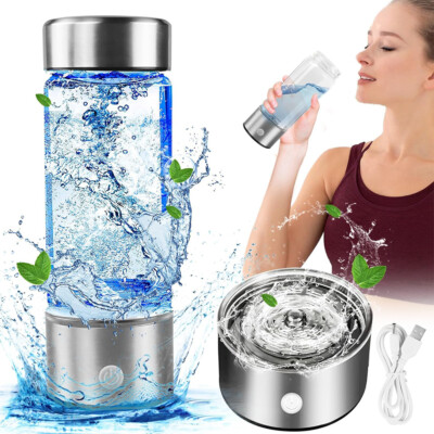 Hydrogen Rich Generator Water Cup Alkaline Ionizer Maker Bottle Anti-Oxidation