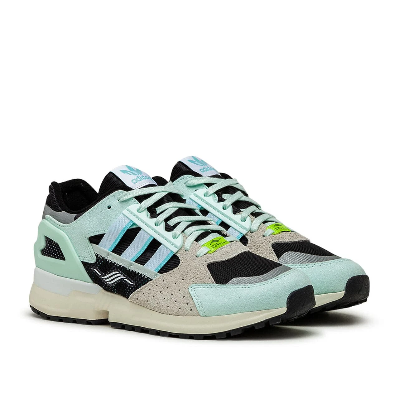 Adidas ZX 10000 Dash Green FV3324 taglia 45 1 3 US 11 UK 10 5 nuovo e imballo originale