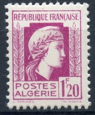 STAMP / TIMBRE ALGERIE NEUF N° 210 ** MARIANNE D'ALGER