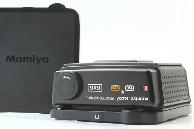 Mamiya RZ67 6x6 フィルムバック Exc+++++] Mamiya RZ67 Pro 120 220 6x6 Roll Film Back Holder From