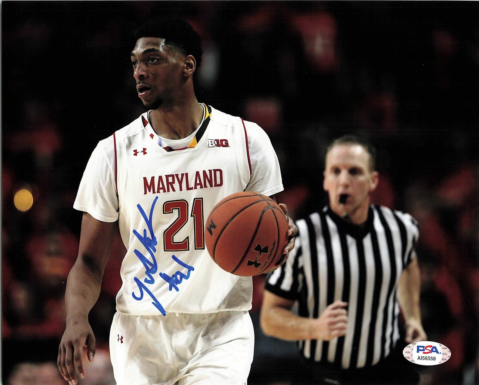 Justin Jackson signed 8x10 photo PSA/DNA Maryland Terrapins Autographed 