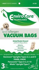 Kenmore Upright Allergen Filtration Bags. Fits Style 50688 and 50690 - 3pk.