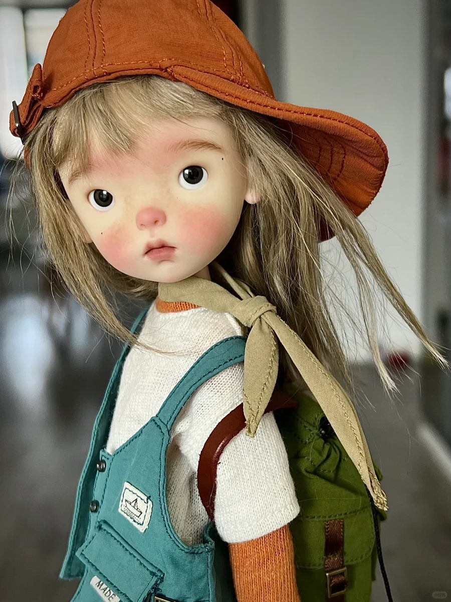 Bjd 1/6 Doll Girl Landoudou ​​​Face Makeup Eyes Resin Model 