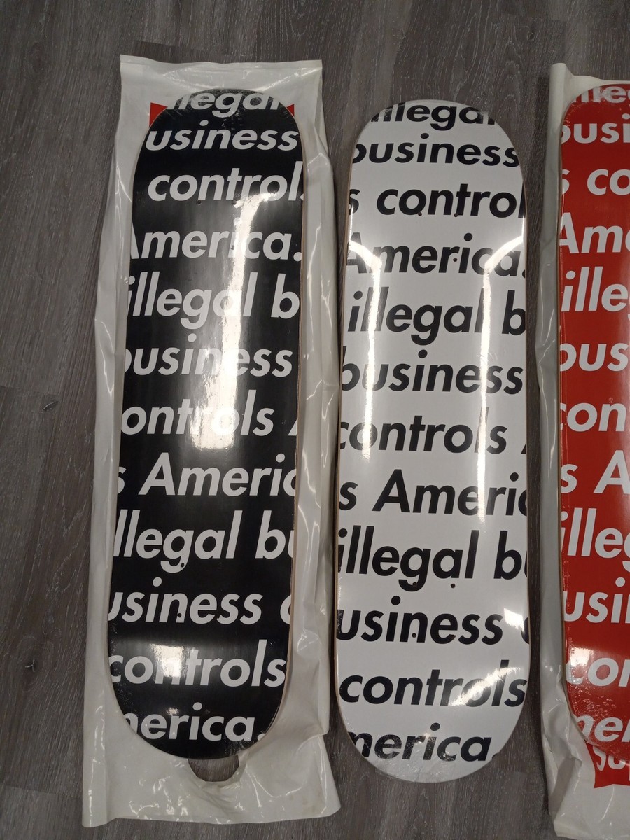 Supreme Illegal Business Controls America Complete Deck Set