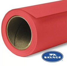 Savage Seamless Background Paper 53" x 12 yd Primary Red