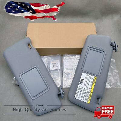 #ad 2005 15 Toyota Tacoma Sun Visor 2006 2013 sun visor replacement Gray 1 Pair $40.00