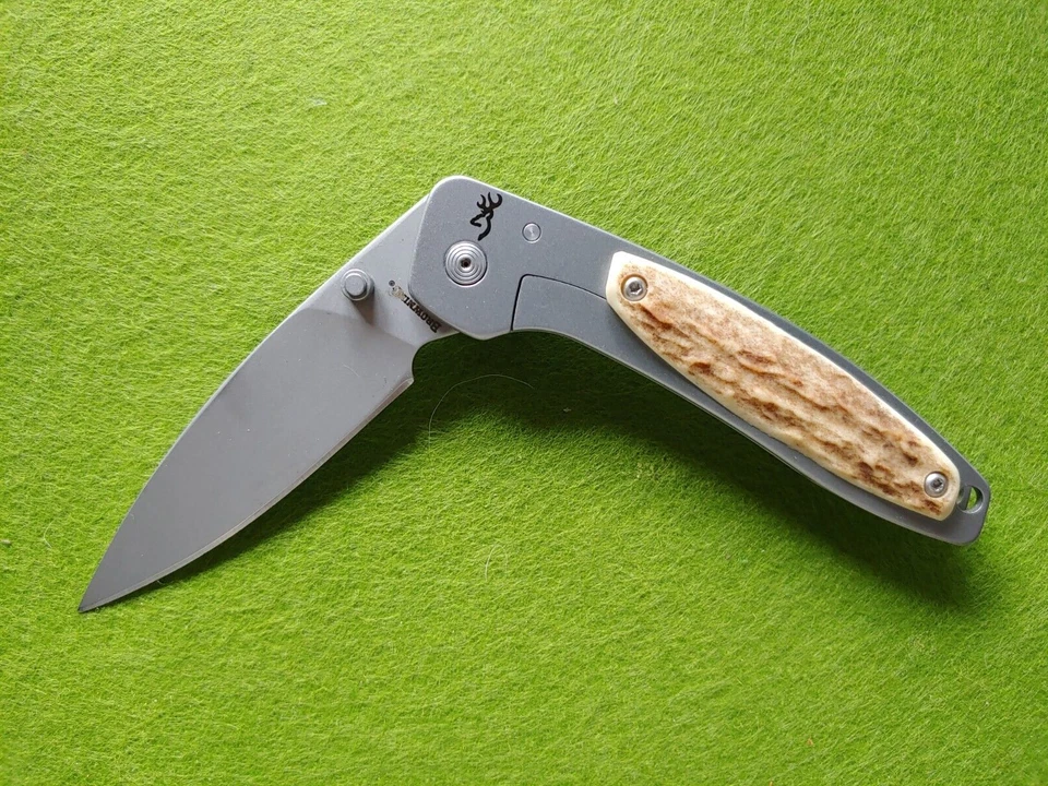 Cuchillo Plegable Ciervo "Halcón" MARRÓN... ¡Muy buena calidad!!! Foto 3 de 4