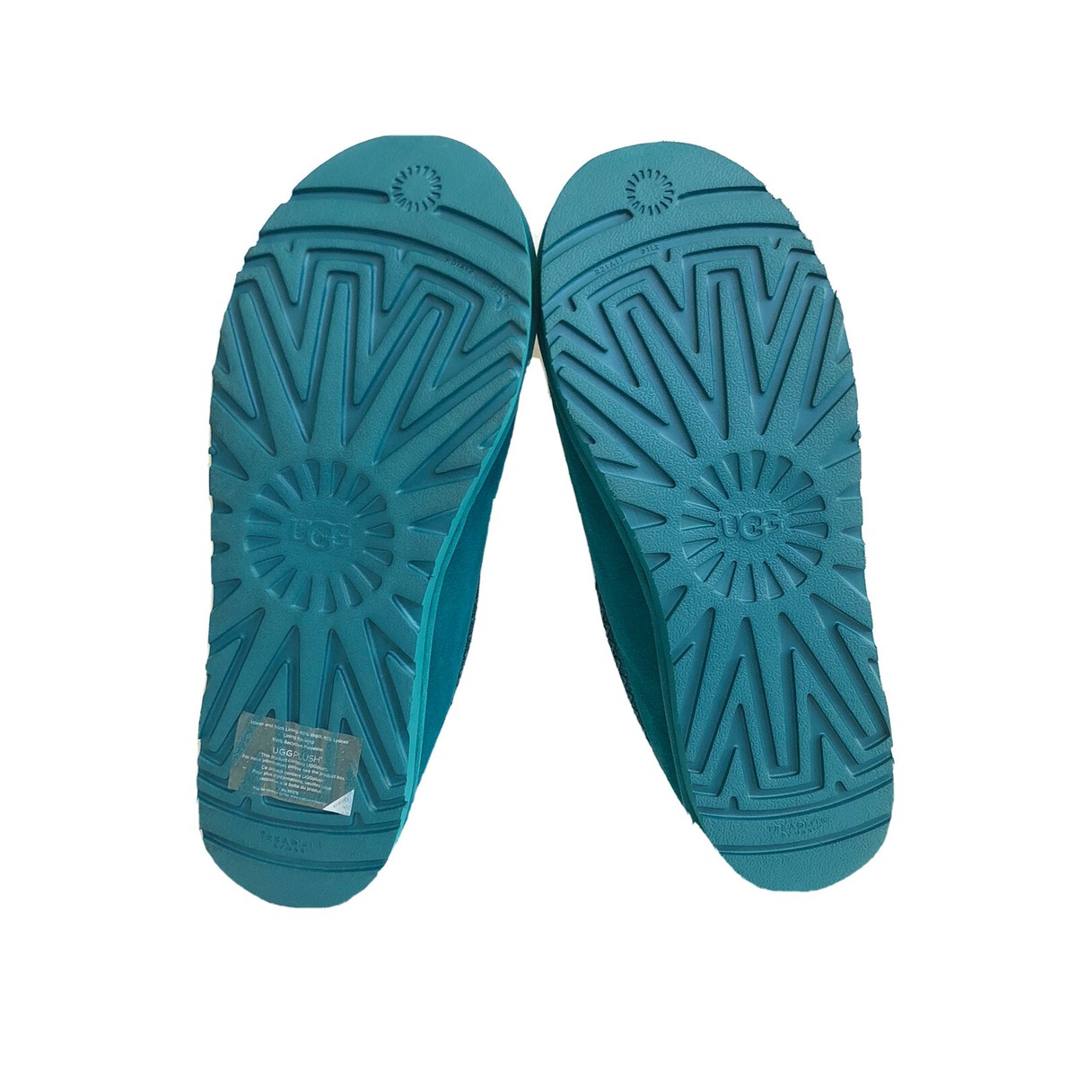 UGG MEN TASMAN SCATTER GRAPHIC DEEP TEAL MOCCASIN SHOE US 14 UGG MEN TASMAN SCATTER GRAPHIC DEEP TEAL MOCCASIN SHOE US 14