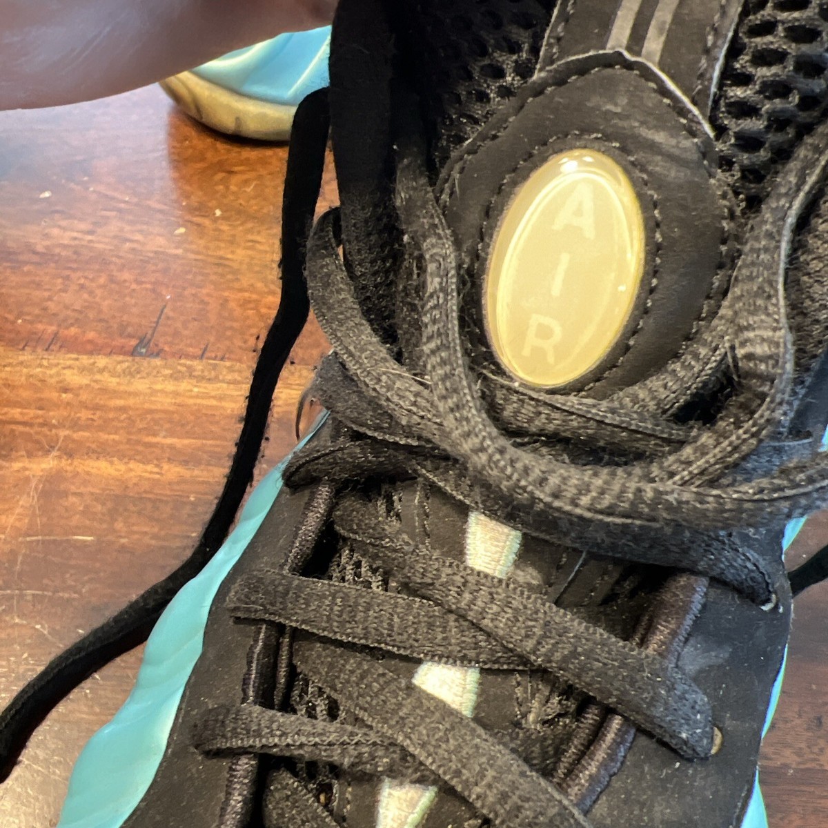 Rare Nike Air Foamposite Pro Island Green Metallic Men's