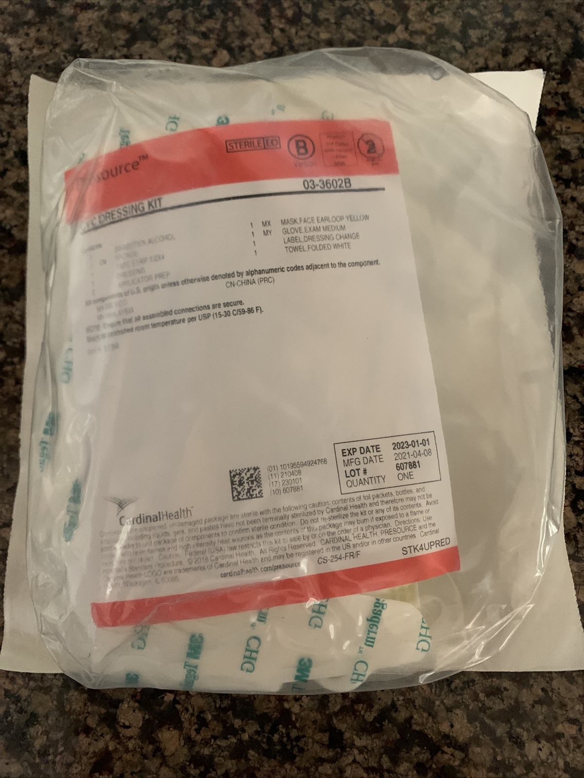 Kit Basic Cvc Dressing Change Presource CVC Dressing Change Kit 03-30602B | eBay