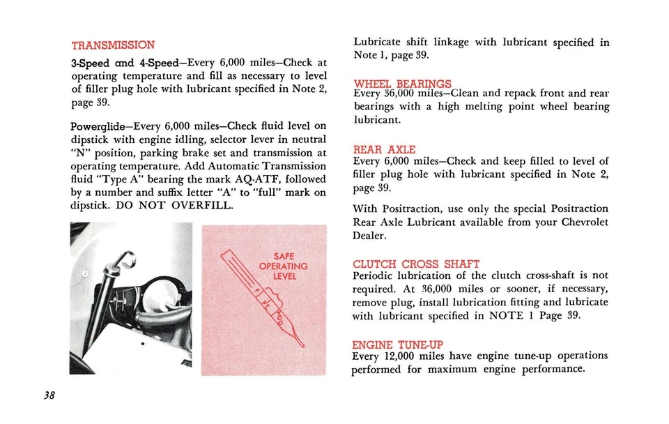 Chevrolet Corvette 1964 manual del propietario - color Foto 4 de 4