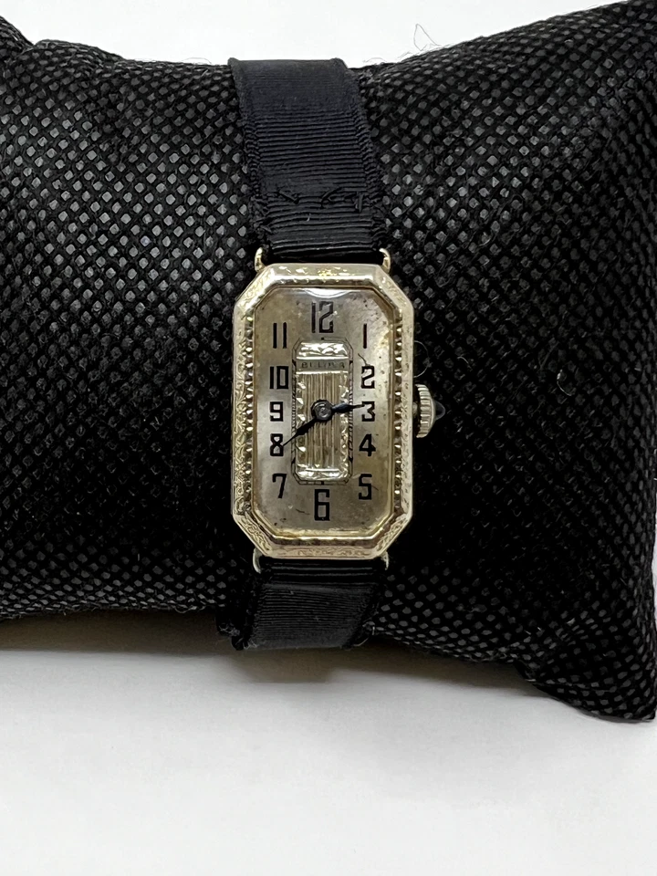 Hermoso y Funcional Reloj Bulova Baroness Damas Art Deco Lleno de Oro 18k  Foto 3 de 4