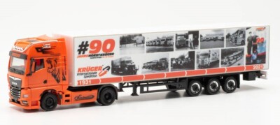 HERPA - Camion avec remorque du transporteur GENTHNER – MAN TGX GX 4x2 - 1/87