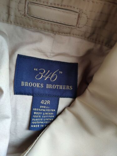 Brooks Brothers raincoat/mac men's light brown sizes 42, 44, 46, 48R running big - Picture 9 of 14
